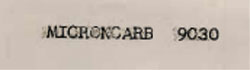 Microncarb 9030 Device mark 706847 Trademark