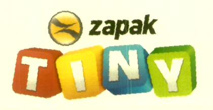 Zapak Tiny (label) Device mark 1597992 Trademark