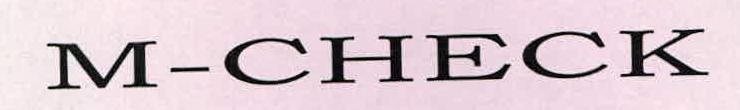 M-check Device mark 2218442 Trademark