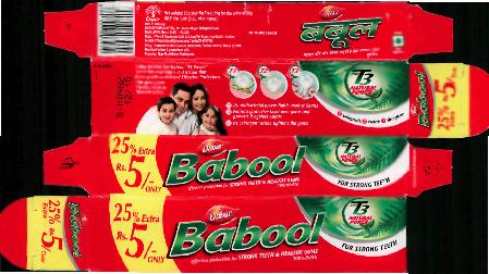 Babool (label) Device mark 2165082 Trademark