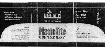 Plastotite (with Device) Device mark 2071775 Trademark