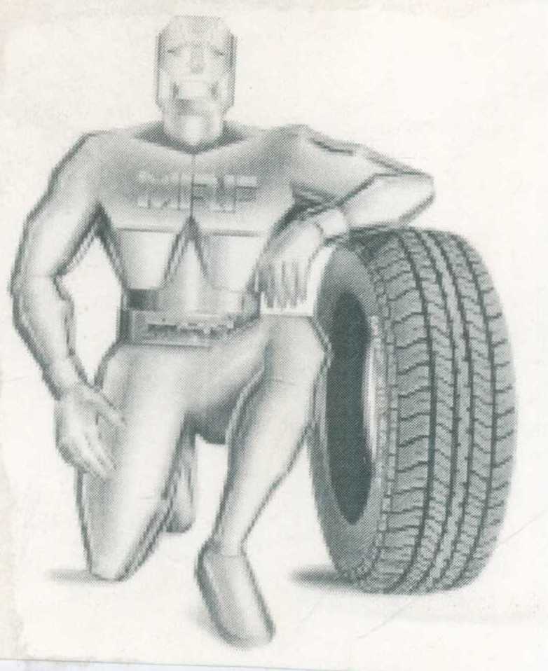 Device Of Man And Tyre Device mark 837186 Trademark