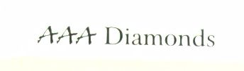 Aaa Diamonds (label) Device mark 1414009 Trademark