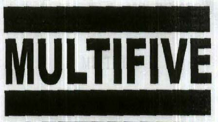 Multifive (with Device) Device mark 2091417 Trademark