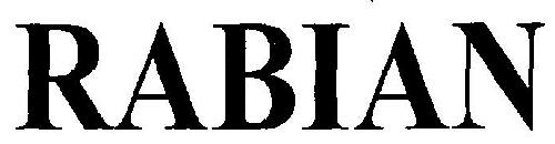 Rabian (device) Device mark 2542672 Trademark