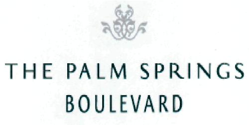 The Palm Springs Boulevard (device) Device mark 2255637 Trademark