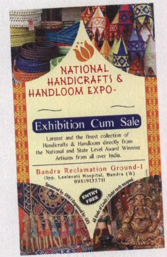 National Handicrafts & Handloom Expo. (logo) Device mark 1570581 Trademark