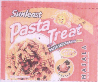 Sunfeast Pasta Treat (device Of Sun) Device mark 1376433 Trademark