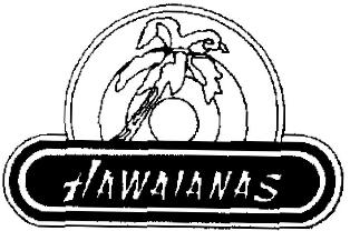 Hawaianas, Tree And Sun (device) Device mark 618612 Trademark
