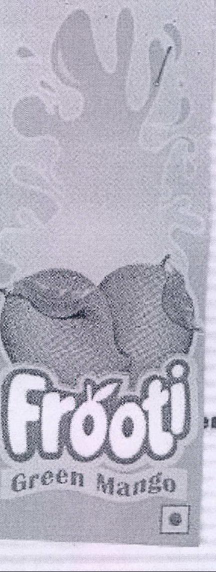 Frooti Green Mango (device) Device mark 1205734 Trademark