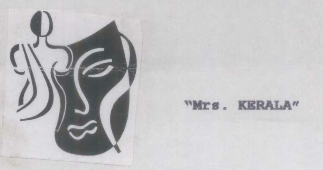 "mrs. Kerala" ( Logo) (device Of Women Face) Device mark 1349556 Trademark
