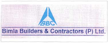 Bimla Builders & Contractors Pvt. Ltd With Bbc Logo Device mark 2163581 Trademark