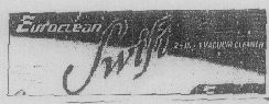 Euroclean Swift (label) Device mark 1469741 Trademark
