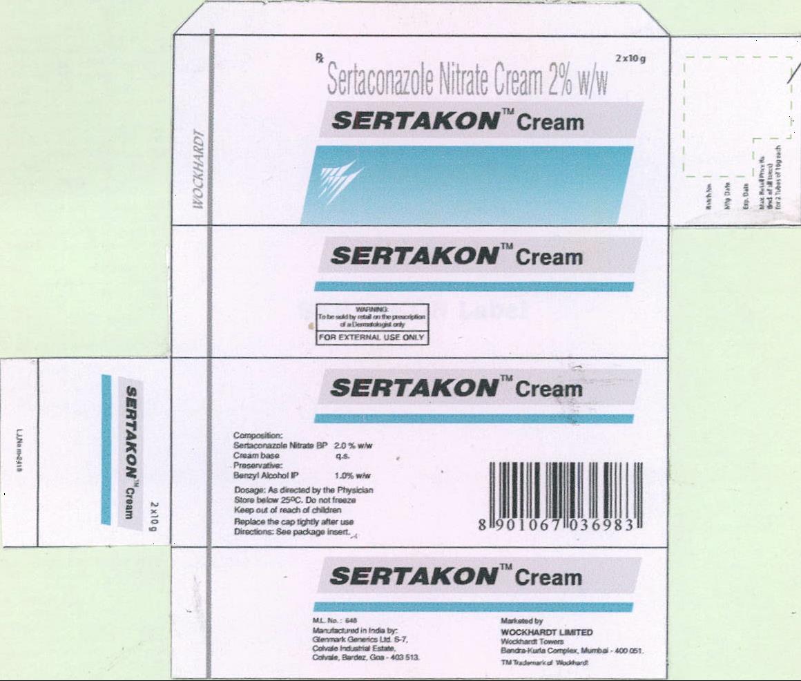 Sertakon Cream Device mark 1985474 Trademark