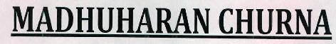 Madhuharan Churna Device mark 2434598 Trademark