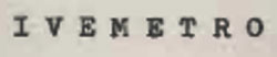 I V E M E T R O Device mark 651323 Trademark