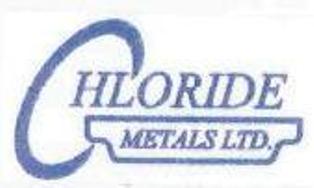 Chloride Metals Ltd. Device mark 1976135 Trademark