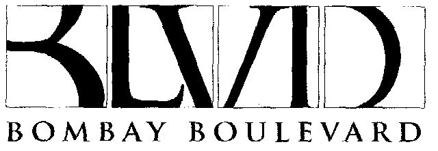 B L V D Bombay Boulevard (label) Device mark 1499325 Trademark