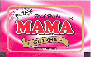 Mama Gutka With Label Device mark 1688171 Trademark