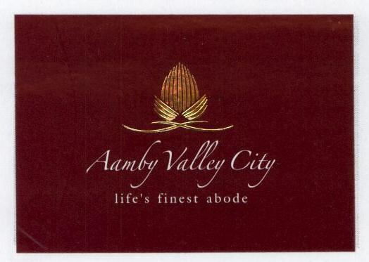 Aamby Valley City (lable) Device mark 1522764 Trademark