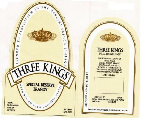 Three Kings ( Label ) Device mark 1105351 Trademark