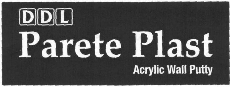 Ddl Parete Plast (label) Device mark 1637802 Trademark