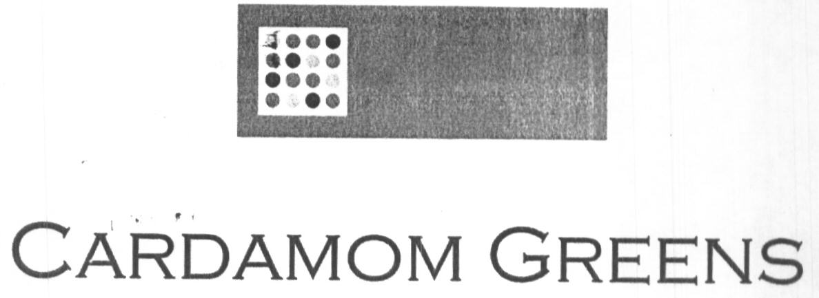 Cardamom Greens (device) Device mark 1612317 Trademark