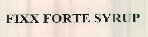 Fixx Forte Syrup Device mark 2422070 Trademark