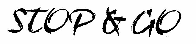 Stop & Go (letter Written In Special From) Device mark 1470142 Trademark