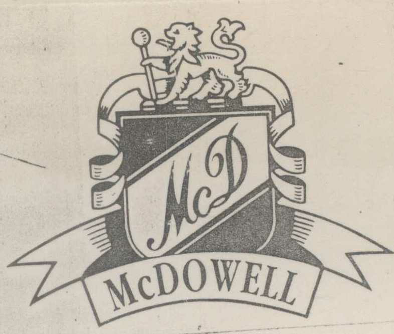 Mcd Mcdowell (logo) Device mark 721471 Trademark