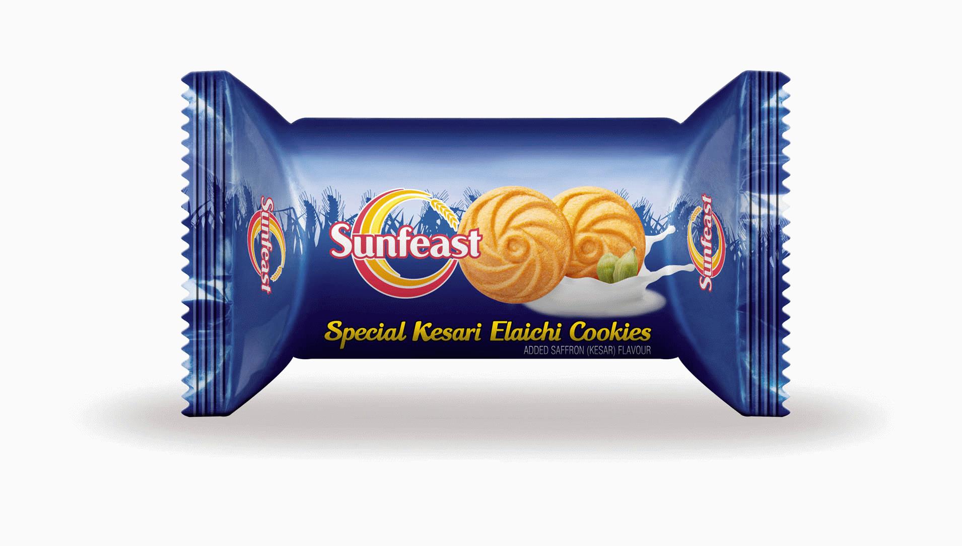 Sunfeast Special Kesar Elaichi Cookies (label) Device mark 2198699 Trademark