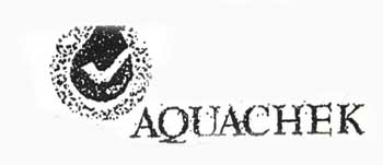 Aquachek (lable) Device mark 1183268 Trademark