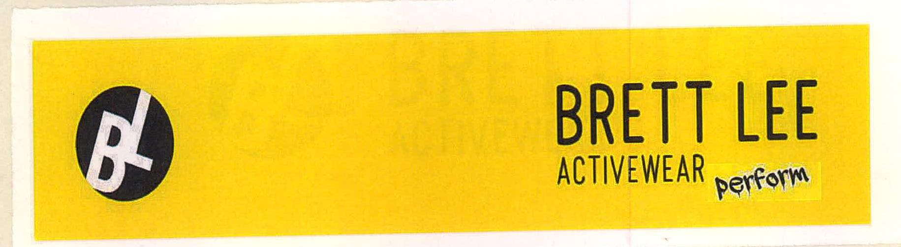 Bl Brett Lee Activewear Perform Device mark 2231279 Trademark