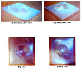 Dev. Of Bowl, Four Dimensional Mark (lable) Device mark 1622214 Trademark