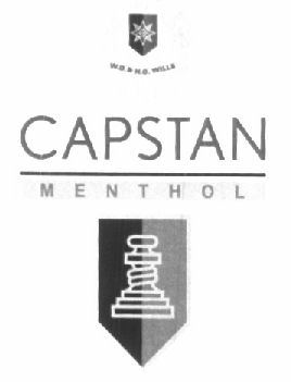 Wills Capstan M E N T H O L ( Label) Device mark 1443358 Trademark