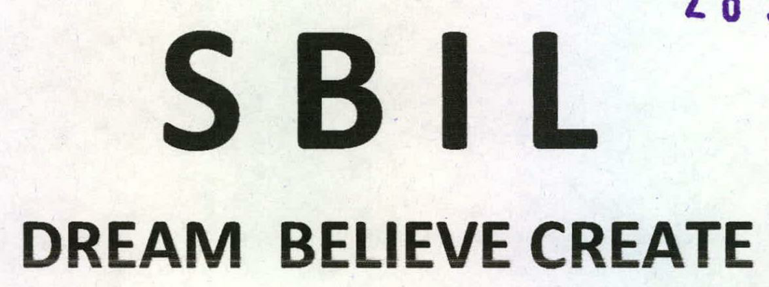 S B I L Dream Believe Create Device mark 2212227 Trademark