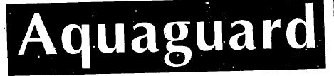 Aquaguard(label) Device mark 1084539 Trademark