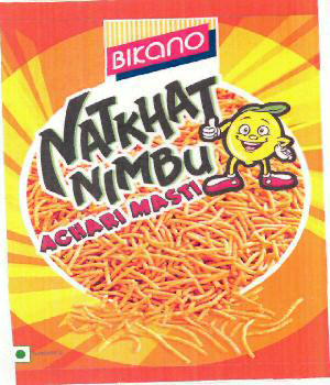 Bikano Natkhat Nimbu (labal) Device mark 2346806 Trademark