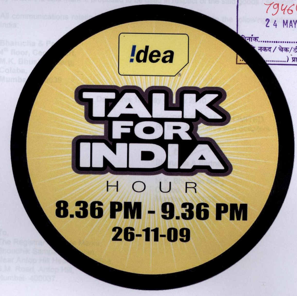 Idea Talk For India Device mark 1969836 Trademark