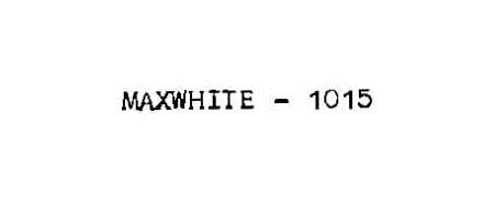 Maxwhite - 1015 Device mark 707479 Trademark