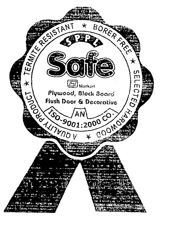 S P P L Safe ( Label) Device mark 1419684 Trademark