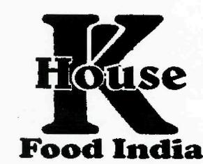 K House Food India(logo) Device mark 2647906 Trademark