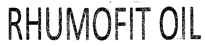 Rhumofit Oil (label) Device mark 2406439 Trademark