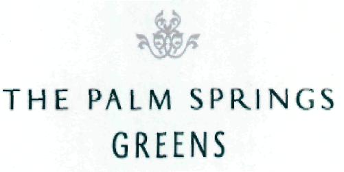 The Palm Springs Greens (device) Device mark 2255631 Trademark