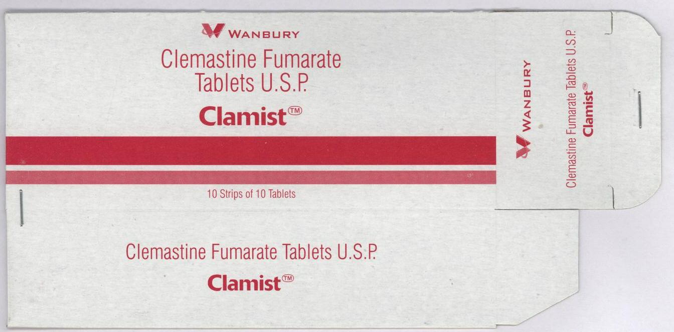 Clamist Tablets (label) Device mark 1687025 Trademark