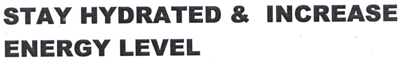 Stay Hydrated & Increase Energy Level Device mark 2406423 Trademark