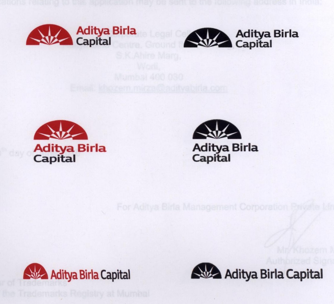 Aditya Birla Capital Device mark 1989473 Trademark