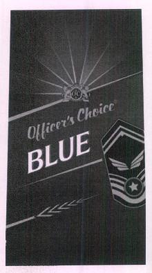 Officer's Choice Blue Device mark 2798874 Trademark
