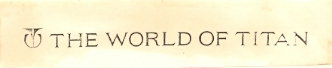 The World Of Titan Device mark 796050 Trademark