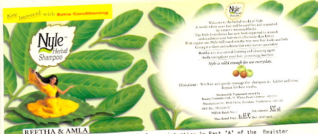 Nyle Herbal Shampoo (device) Device mark 804414 Trademark